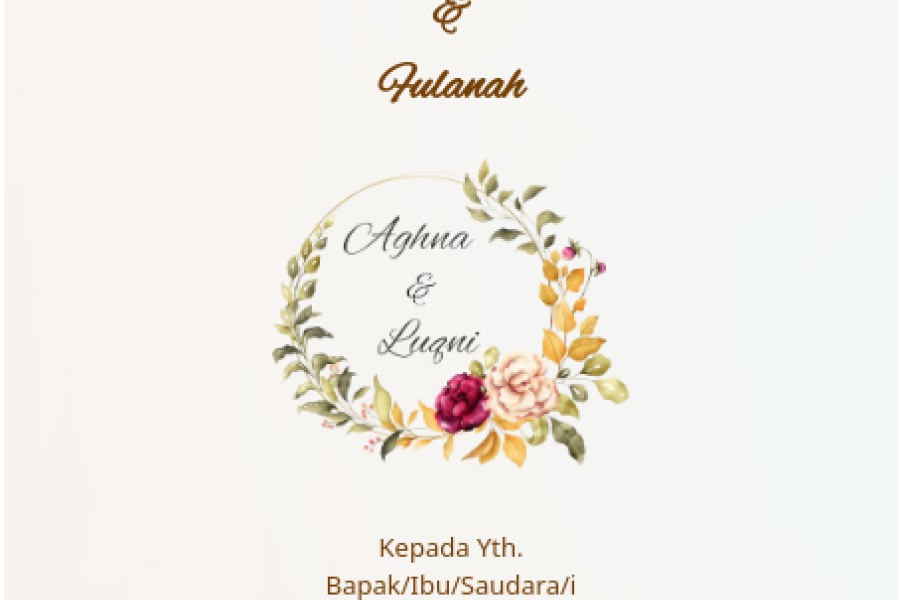Wedding Invitation Basic 02