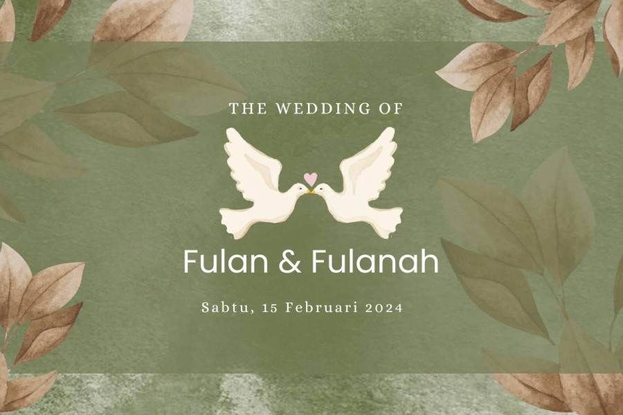 Botanical Wedding Invitation