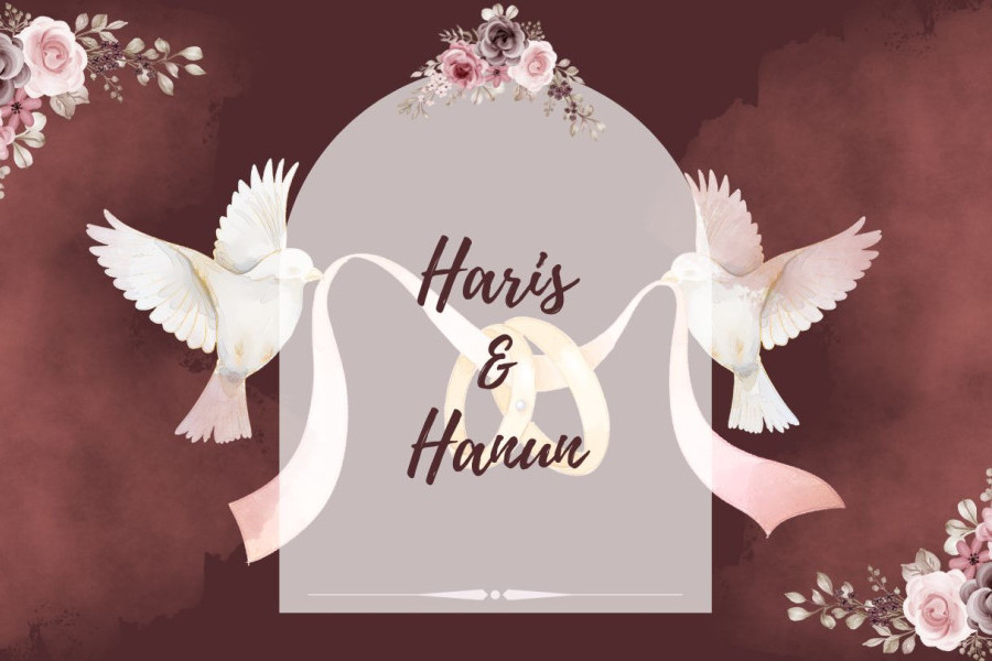 Flowers Wedding Invitation